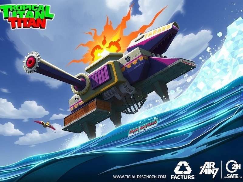 Engage in thrilling battles Tropical Tide Titan Combat